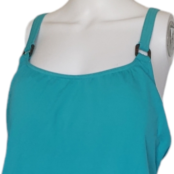 Lands' End Women's Swimsuit Top Only Size 18 Long - Picture 3 of 8